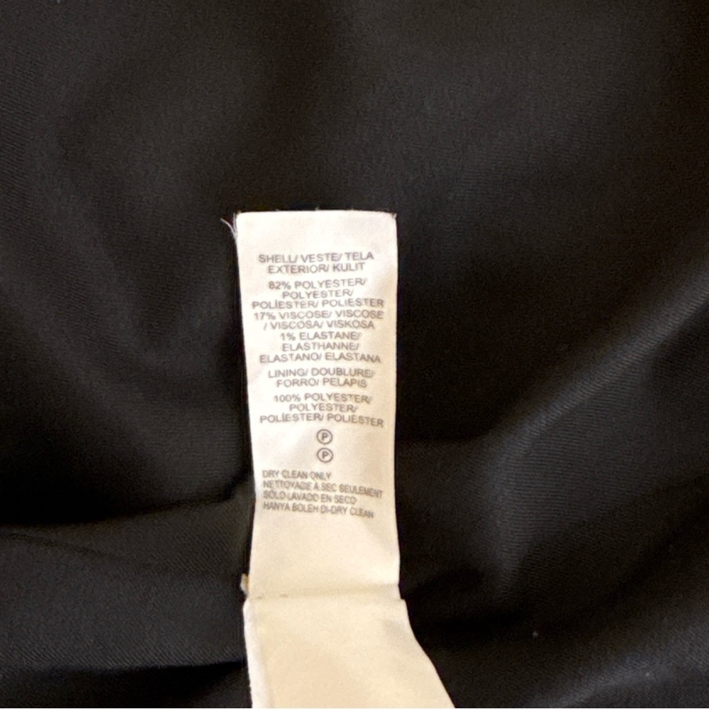Lucky Brand Women's S White Black One Button Blazer Jacket - Picture 5 of 7